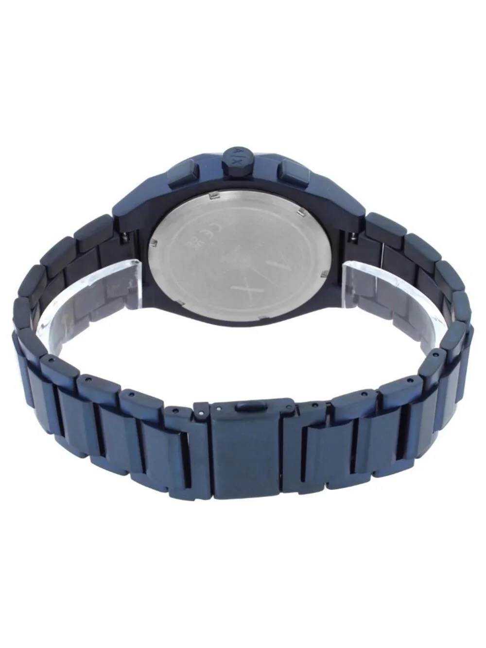 NWT Armani Exchange Sync Chronograph Quartz Blue Dial Men's Watch